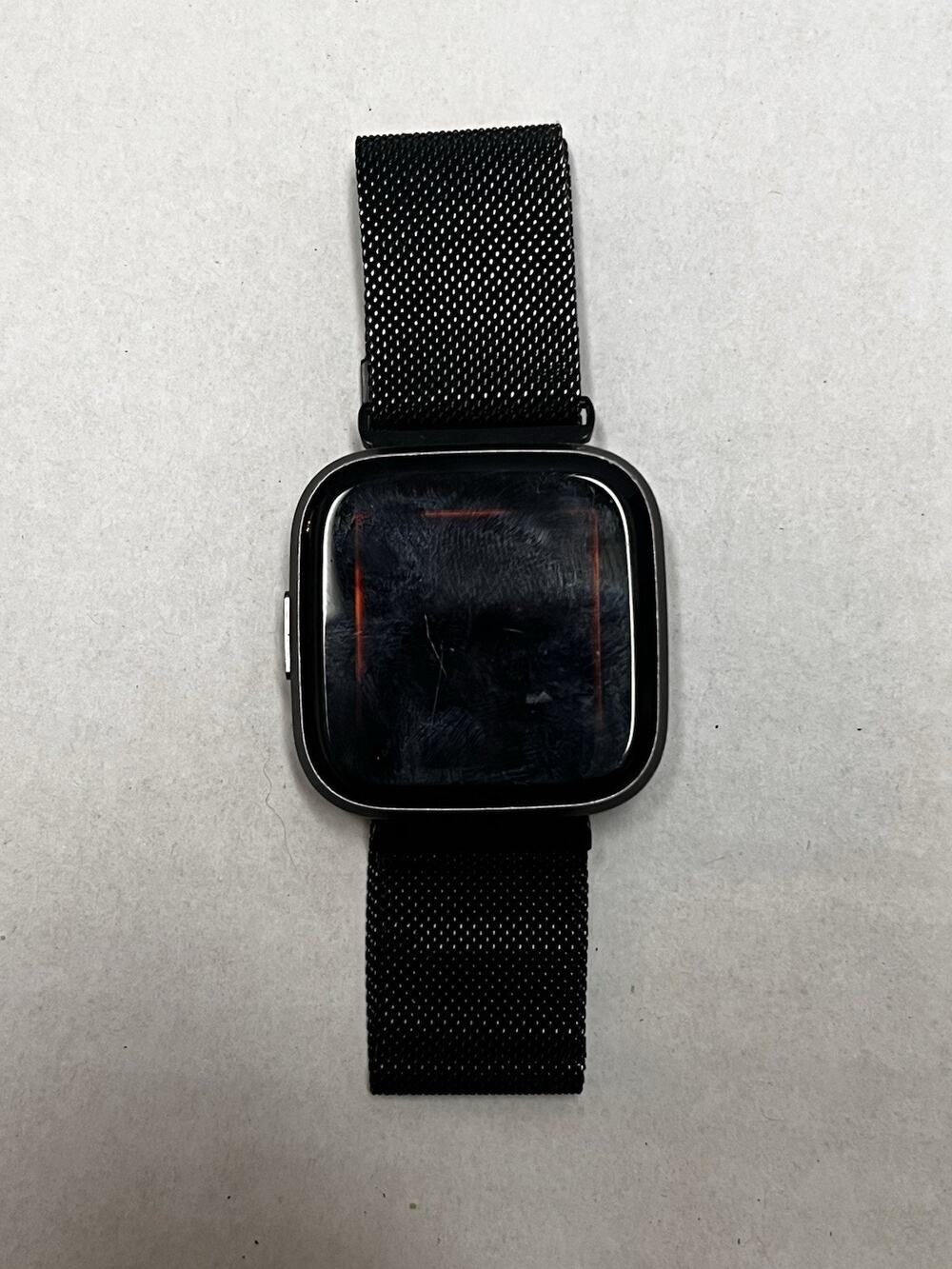 Fitbit Versa 2 Fitness Smart Watch Activity Tracker Black Mesh Band
